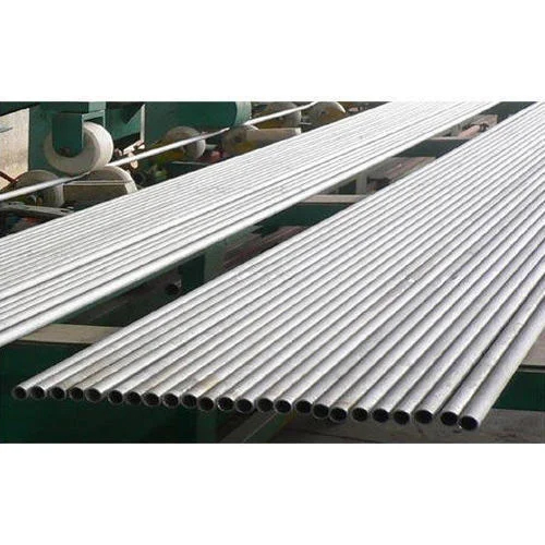 Stainless Steel Boiler Tubes 316-L-HLN-Ti - 12 Meter Length Gray Round Shape Stainless Steel Material 1 Year Warranty