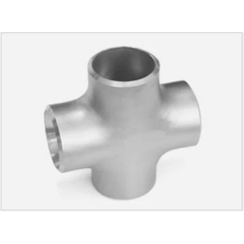 Stainless Steel Threaded Reducing Cross - Polished Surface Steel Product Type: Reducing Cross Ideal for Construction Applications