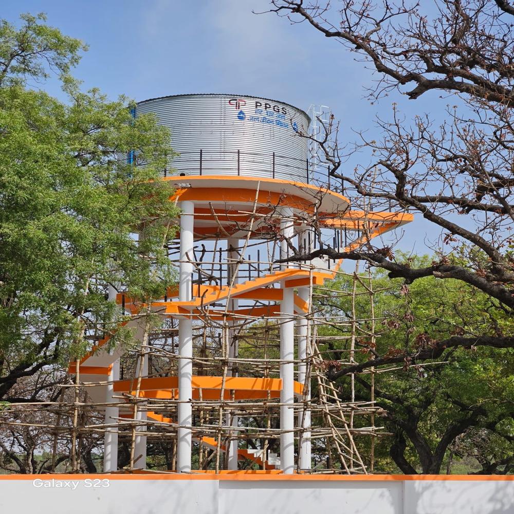 Zinc Aluminium Overhead Water Tanks