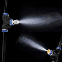 Commercial Misting System - Color: Black-silver