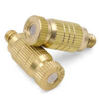 3-16 Male Thread Industrial Humidifier Nozzle - Brass And Aluminum Alloy, 0-0.5 Mm Size, Adjustable Mist Output, Corrosion Resistant, Easy Installation