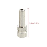 Low Pressure Mist And Fog Nozzle - Brass And Aluminum Alloy, 6 Mm Size For Industrial And Commercial Applications, Ideal For Cooling, Humidification, Dust Suppression, Odor Control And Air Purification