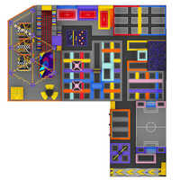 Indoor Trampoline Park - Passenger Capacity: Multiplayer