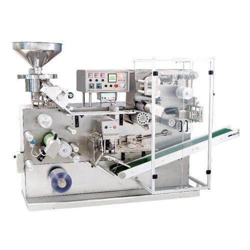 Blister Packing Machine - 3 HP Main Motor, Servo Motor, PLC, HMI | Alu-Alu & Alu-PVC Compatibility, Pneumatic Systems, Control Panel with Change Part