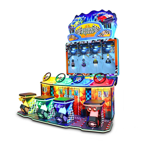 230x199x267cm Nitro Speed 4 Player With Seat Amusement Game