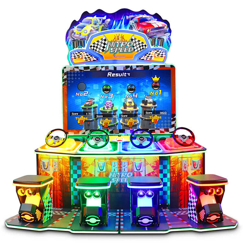 230x199x267cm Nitro Speed 4 Player With Seat Amusement Game