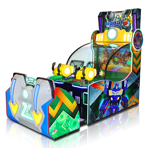 110x262x208cm Robot Storm 2 Family Amusement Game