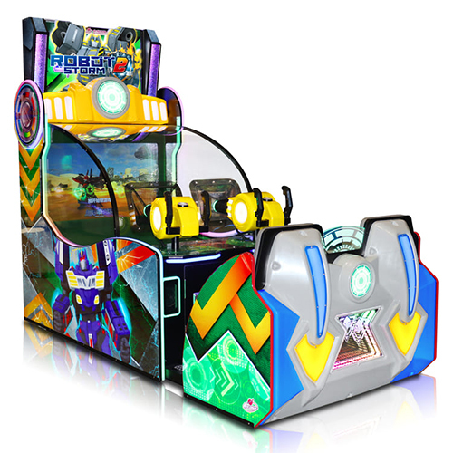 110x262x208cm Robot Storm 2 Family Amusement Game