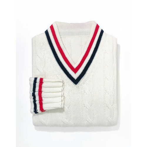 White Tennis Jumper Sweater