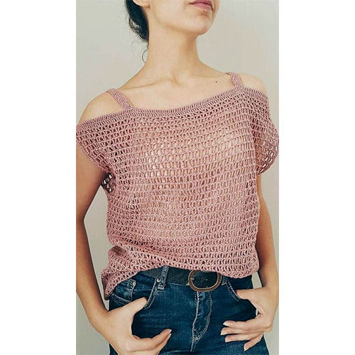 crotchet knit top