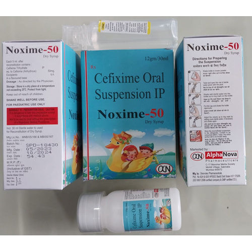 Cefixime 50 Mg. 5 Ml General Medicines