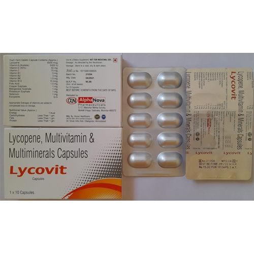 Lycopene Multivitamine and Multiminerals Capsule