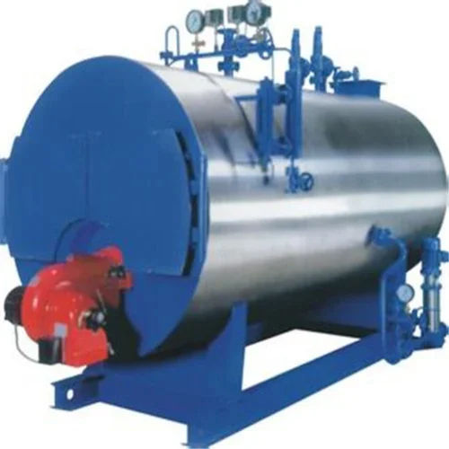 Silver Horizontal Steam Boiler