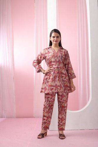 Latest Co-rd set catalog (Kurti with pant) launch by mora couture brand