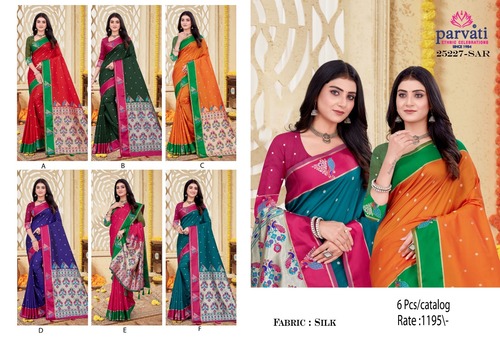 Banarasi Paithani Silk Saree For Wedding-25227