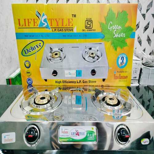 Two Burner Deluxe Gas Stove