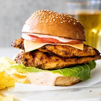 Fast Food Packaging Custom Print Fried Chicken Burger