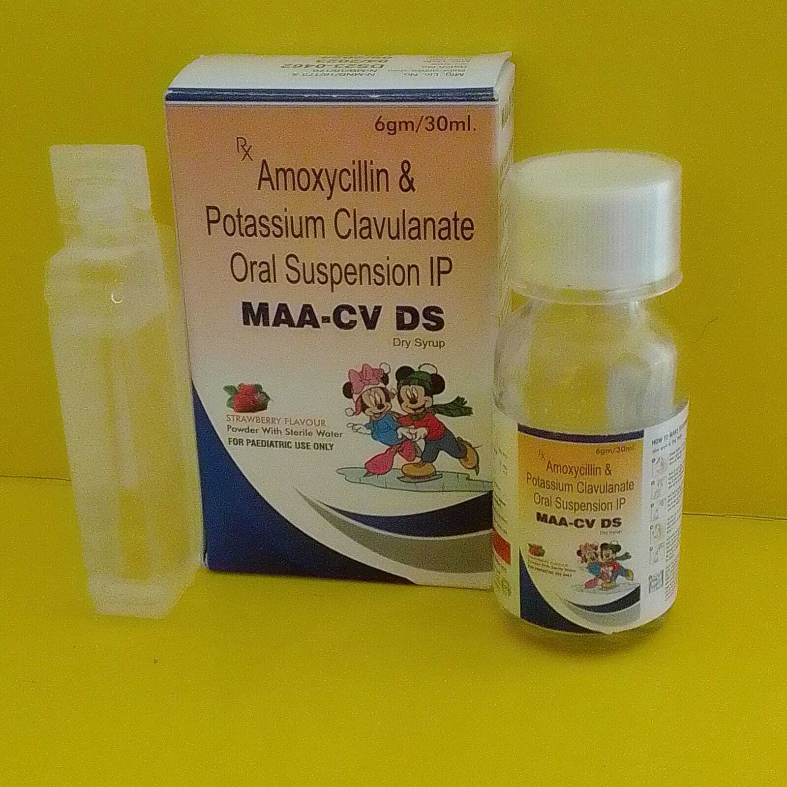 Amoxycillin clavualanate oral suspension