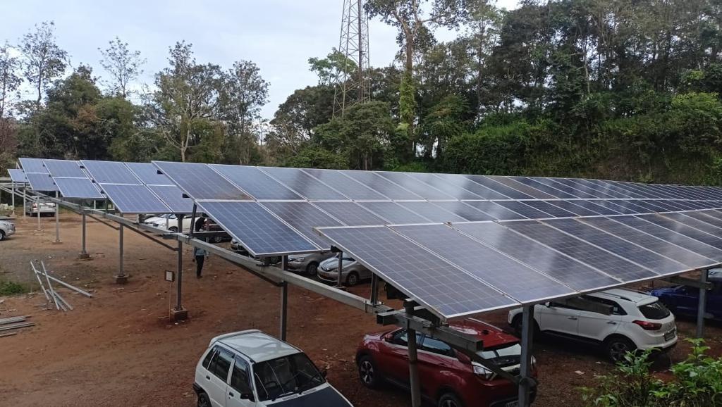 G.I Solar Panel Mounting Structure