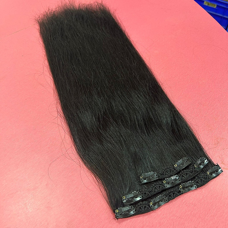 Clip In human hair extensions factory from india