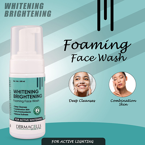 Whitening Brightening Foaming Face Wash
