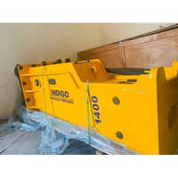 2 Ton Indigo Hydraulic Rock Breaker - Stainless Steel, Customized Size | High Breaking Power, Reliable Warranty, Easy Operation