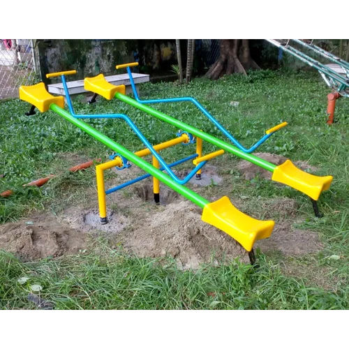 Park Accessories Iron 4 Seater Double Seesaw