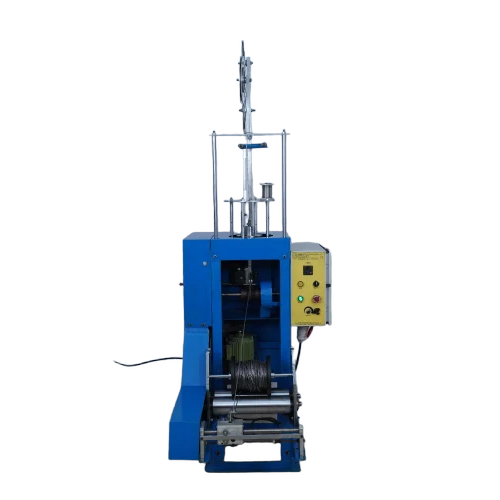 220 V Graphite Wire Mesh Knitting Machine - Color: Blue