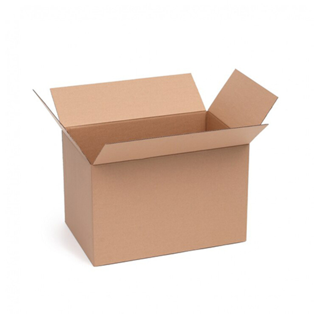 Brown Corrugated Carton Box - Laminated Material, Any Shape, Glossy Finish | Waterproof, Embossing Print, Lightweight, Tear-Resistant