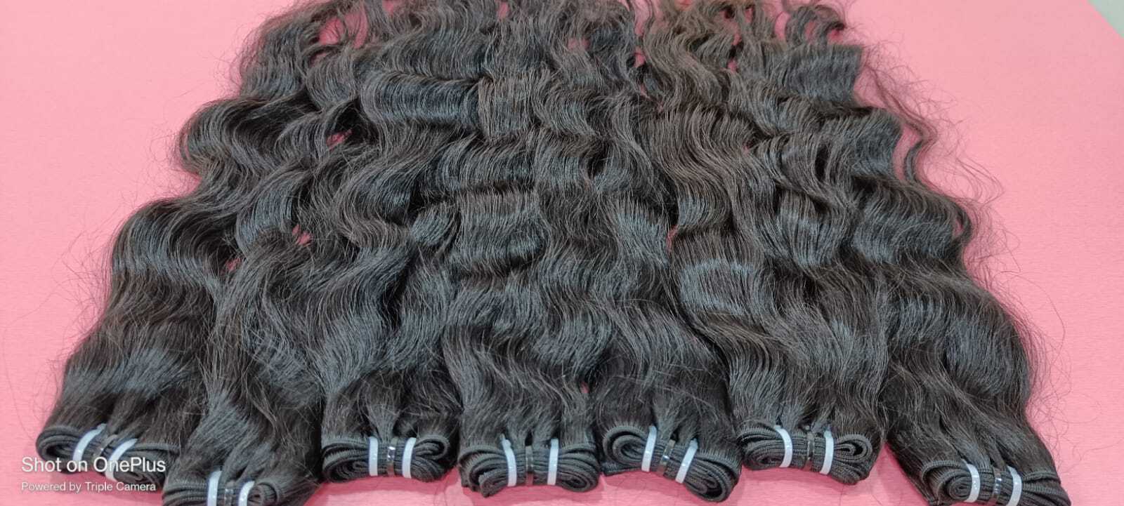 Weaving Natural Raw 100% Indian Virgin Wefted Remy Human Hair Bundle
