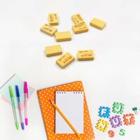 PENCIL ERASER PROFESSIONAL 4B DRAWING ERASER ART SOFT ERASER FOR SCHOOL OFFICE (60 PC PACK) 4504