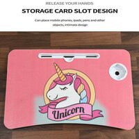 FOLDABLE BED STUDY TABLE PORTABLE MULTIFUNCTION LAPTOP TABLE LAPDESK FOR CHILDREN (7699)