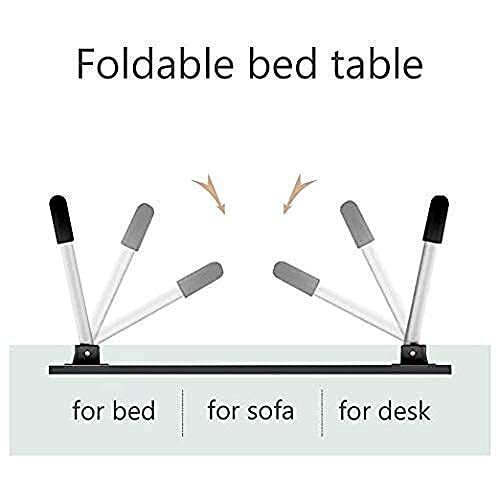 FOLDABLE BED STUDY TABLE PORTABLE MULTIFUNCTION LAPTOP TABLE LAPDESK FOR CHILDREN BED FOLDABLE TABLE WORK OFFICE HOME WITH TABLET SLOT AND CUP HOLDER (7865)