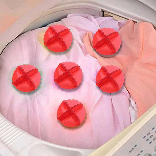 LAUNDRY WASHING BALL WASH WITHOUT DETERGENT (6PCS) 0207