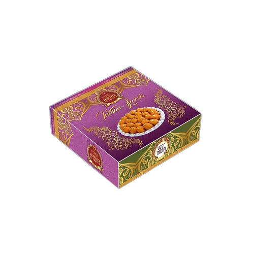 Matte Lamination Laddu Packaging Box