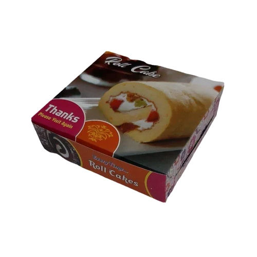 Glossy Lamination Roll Cake Packaging Box