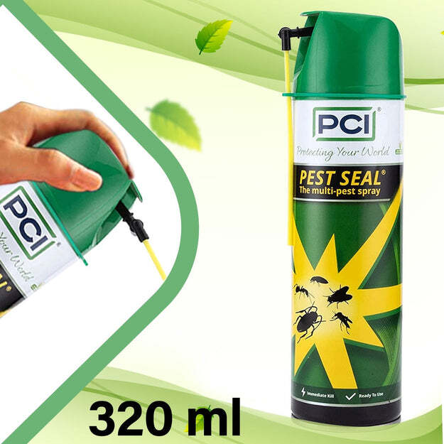 PCI AEROSOL 320 ML SPRAY FOR ALL FLYING AND CRAWLING INSECTS (0270)