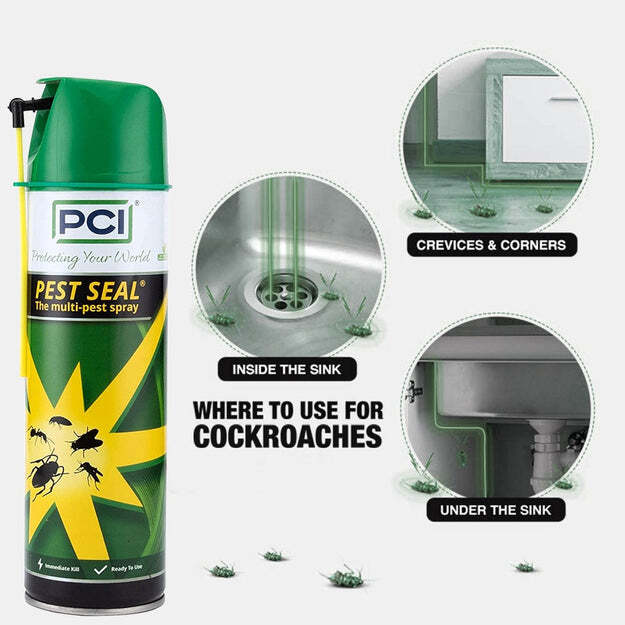PCI AEROSOL 320 ML SPRAY FOR ALL FLYING AND CRAWLING INSECTS (0270)