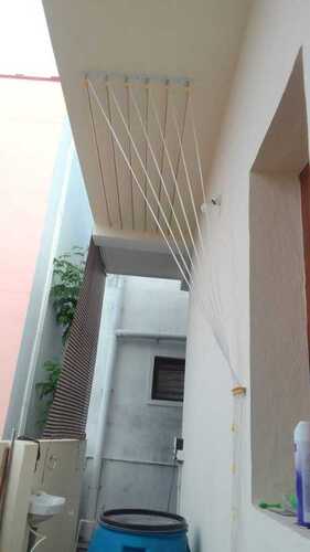 Ceiling mounted cloth drying hangers in Nattukal Kerala