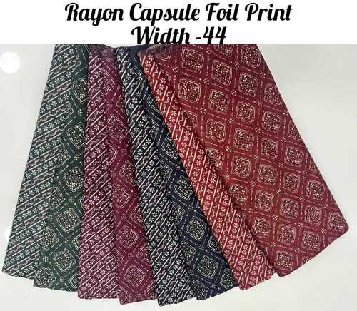 RAYON CAPSULE FOIL PRINT FAB