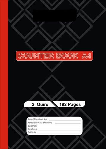 Counter A4 Book