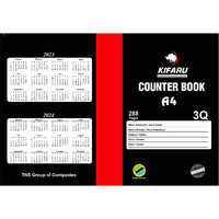 Counter A4 Book