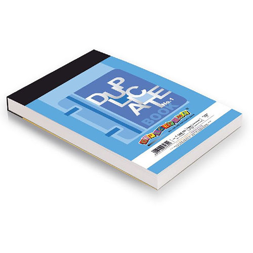 Duplicate NoteBook No.1 Plastic Title (21.6X14.2cms)