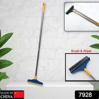 2 In 1 Cleaning Brush & Wiper , Long Handle Floor Brush - Application: Home Use