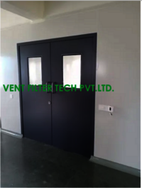 Mild Steel Clean Room Double Door