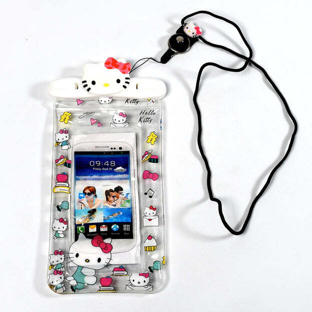 WATERPROOF POUCH ZIP LOCK MOBILE COVER UNDER WATER MOBILE CASE FOR ALL TYPE MOBILE PHONES (6387)