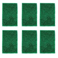 SCRUB SPONGE CLEANING PADS AQUA GREEN (PACK OF 6) 3438