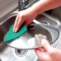 SCRUB SPONGE CLEANING PADS AQUA GREEN (PACK OF 6) 3438