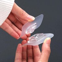 Magic Adhesive Plastic Wall Hooks Heavy Duty Hooks (Pack of 20) - 10 pair
