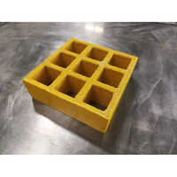 Frp Floor Grating - 32-40mm Thick, 1220mm X 3660mm Size, Yellow | For Reinforcement, Trench Covers, Walkways, Stairways, And Drainage